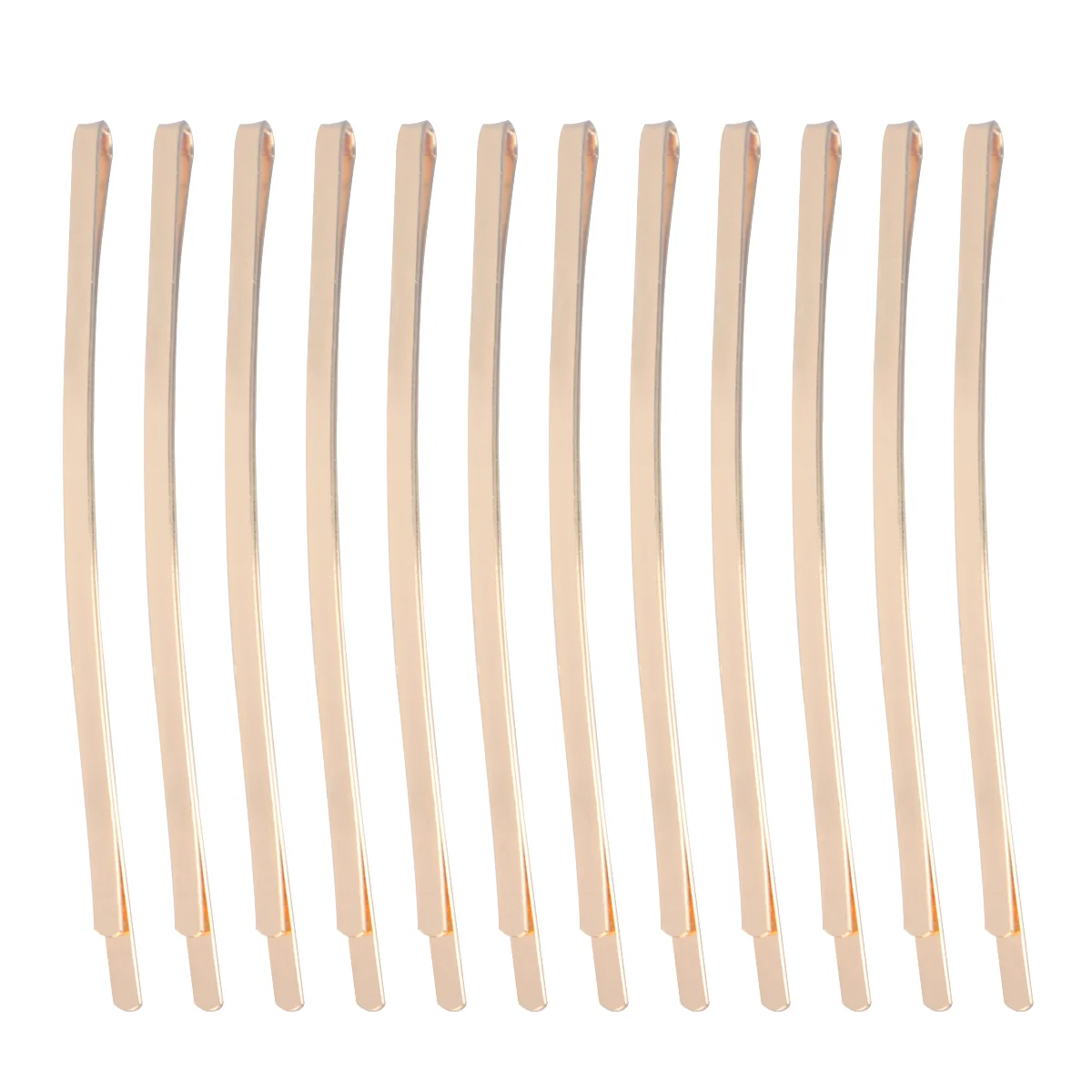 

100PCS Girls Hair Accessory For Girls Simple Hair Clip Decorative Hairpin Metal Side Barrette (Golden)