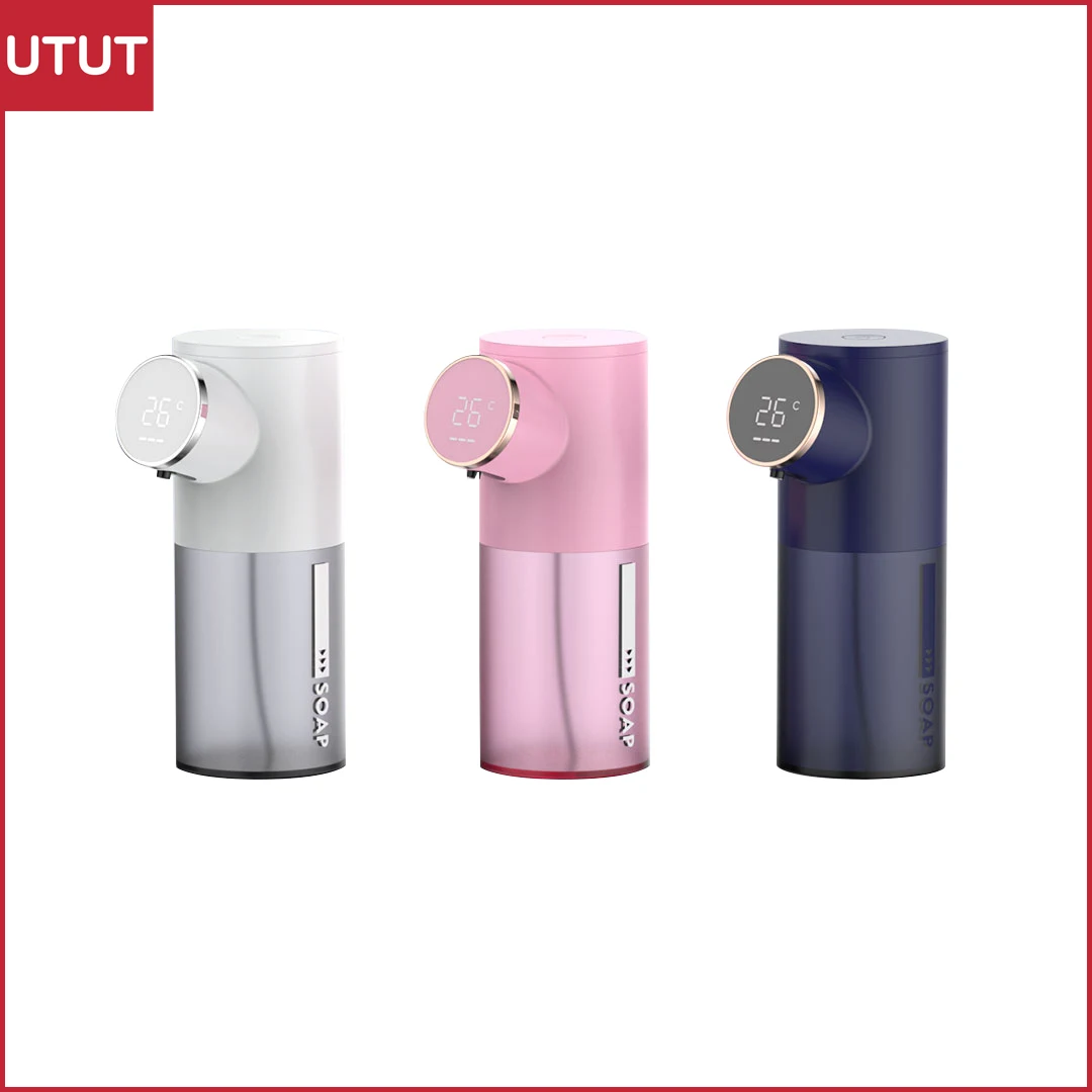 

Auto Soap Foam Dispenser With Temperature Display Rechargeable Touchless Sensor Smart Hand Sanitizer Machine for Home Use