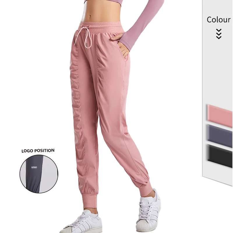 

Loose Sports Trousers Women Appear Thin Summer Thin Quick Dry High Waist Yoga Running Casual Wear Pleated Legging Gym Pants