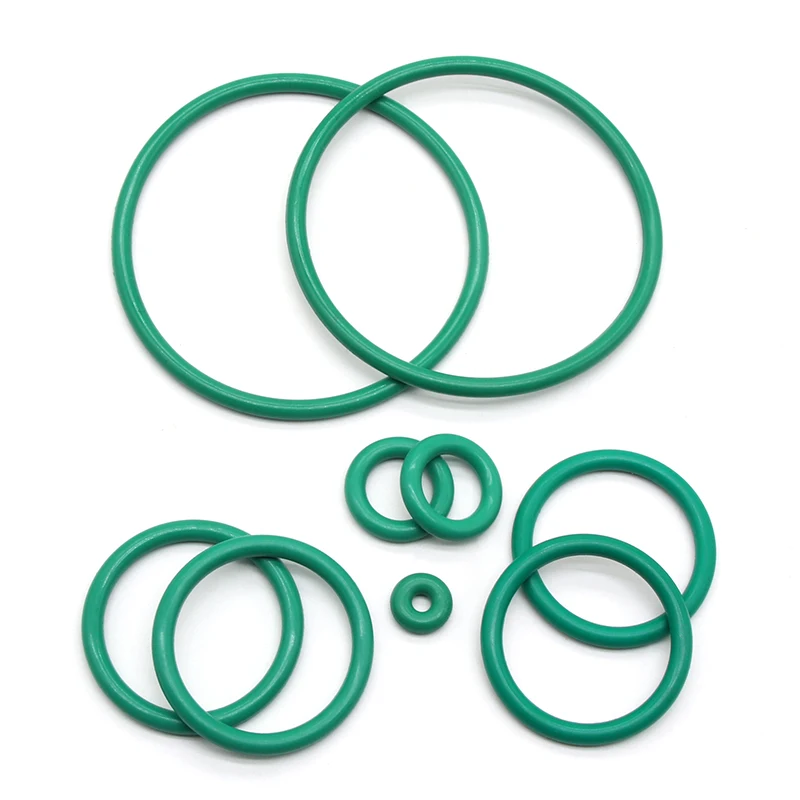 10/50 шт. зеленое уплотнительное кольцо FKM CS 3 5 мм OD10 ~ 155 фтористая изоляция