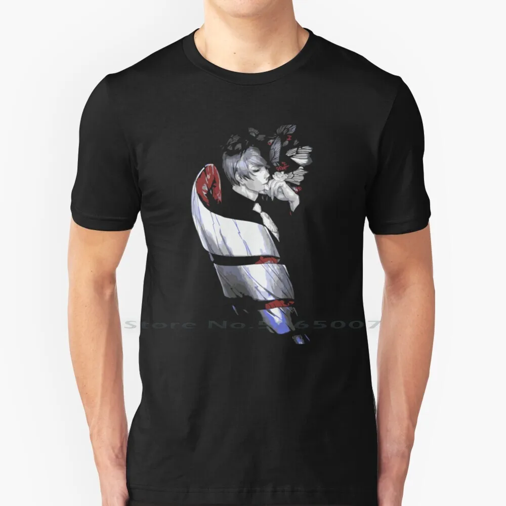 

Shuu Tsukiyama T Shirt 100% Cotton Shuu Tsukiyama Anteiku Anime Animation Manga Pop Art Tokyo Ghoul Japanese Fanart Fan Art