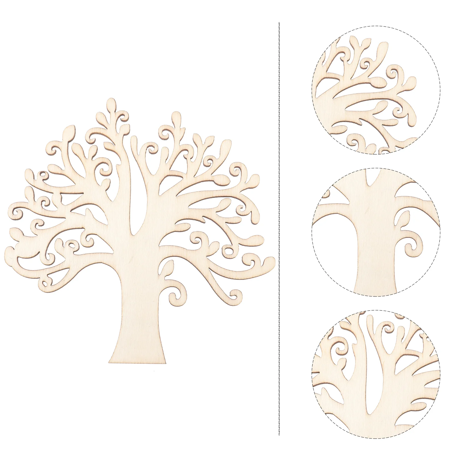 

Tree Wood Wooden Embellishment Crafts Cutout Family Blank Embellishments Unfinished Diy Craft Trees Cutouts Ornament Christmas