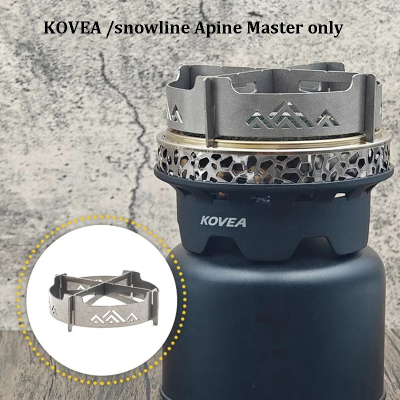 Фото Для KOVEA Snowline ALPINE MASTER плита ультра-легкий кронштейн из чистого титана для лобового стекла уличная походная плита аксессуары №1