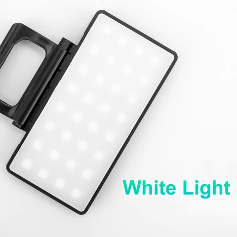 5600K мобильный телефон заполняющий свет клип LED Видео Освещение конференции перезаряжаемая селфи лампа для iPhone Android ноутбука