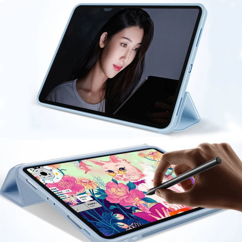 Силиконовый чехол для Xiaomi Mi Pad 5 с функцией автоматического пробуждения/сна |