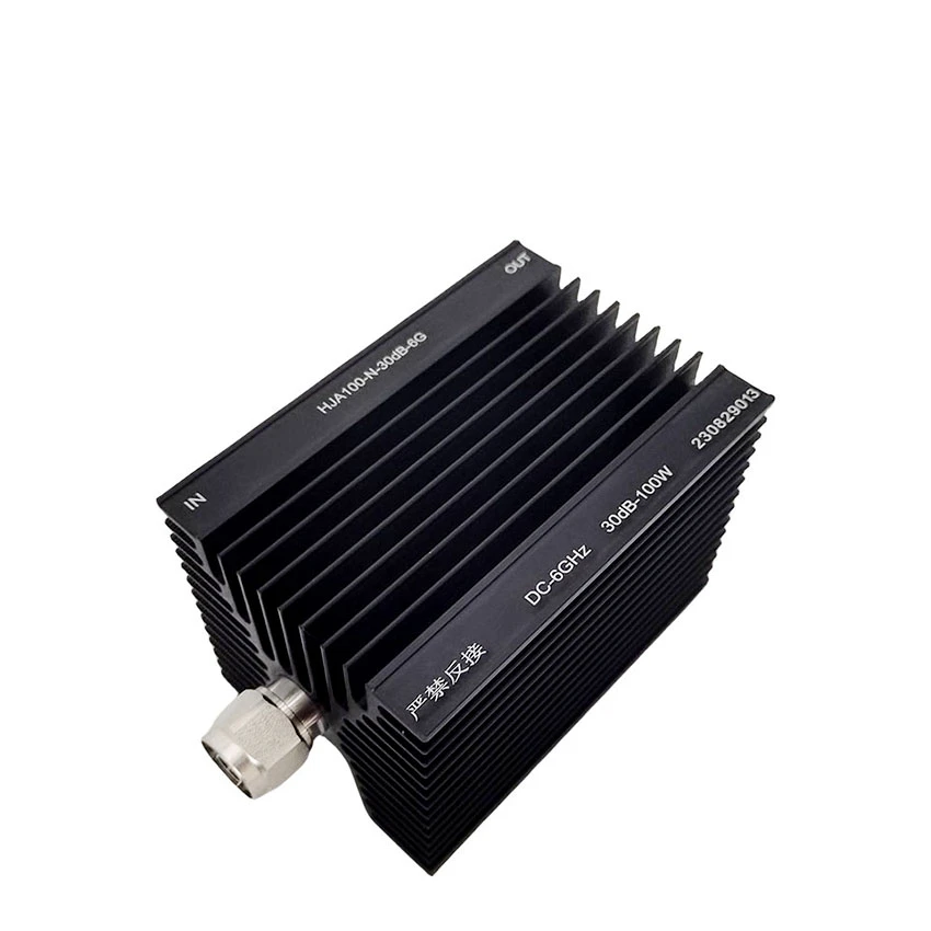 

Фиксированный аттенюатор мощностью 100 Вт N-типа, частота постоянного тока-6 ГГц 1-60 дБ