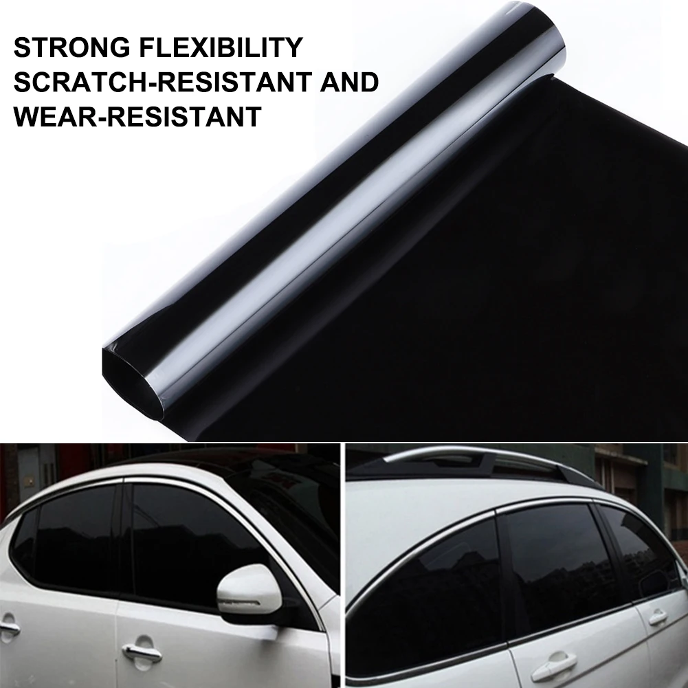 300cmx50cm Car Window Foils Tint Tinting Black Car Film Home car Window Protector Sticker sun-proof Summer Solar SUV Protector