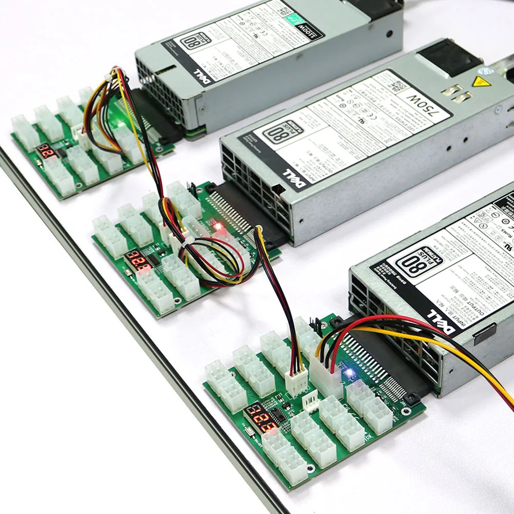 ATX 16x 6Pin 18 + 12 Pin модуль питания серверный адаптер коммутационная плата для Dell PSU BTC