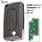 Kutery ASKFSK 433 МГц ID46 для Citroen C2 C3 C4 C5 C6 C8 3 кнопочный светильник дистанционный ключ-брелок от машины VA2HCA Blade CE0523 Ce0536