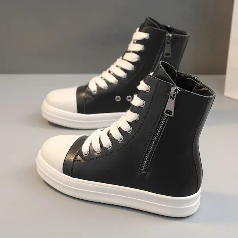 Туфли женские из лакированной кожи Классические повседневные кроссовки на