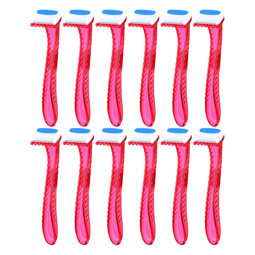 

12 Pcs Disposable Shaver Hair Removing Device Removal Facial Trimmer Lip Razors Women Face Woman Instrument T-Type