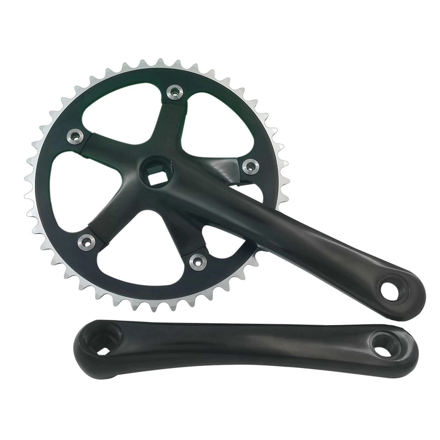 Велосипедный кривошипный набор одинарный зубчатый диск 44T 130BCD 170 мм подходит для