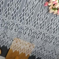 cording lace fabric eyelash lace wedding lace 3 yards1 piece handmade corded french lace for bride gowns nice off white v2307