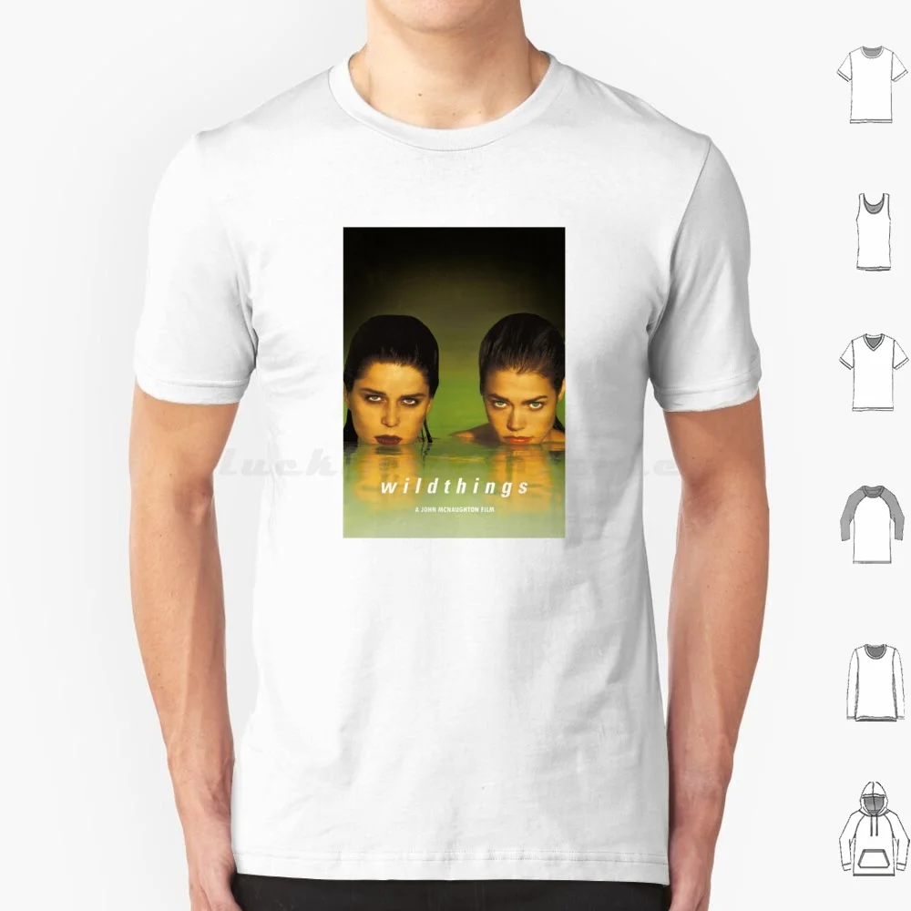Футболка из хлопка с принтом Дикие Вещи для мужчин и женщин