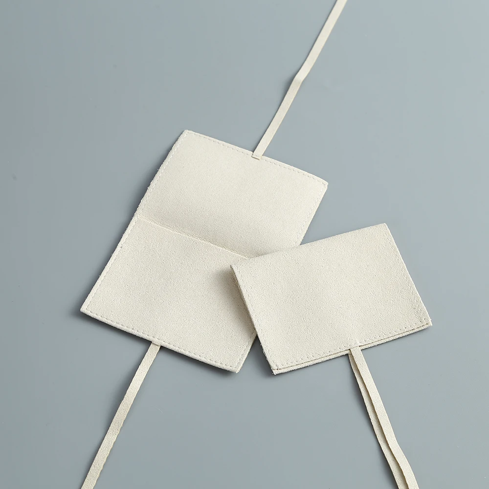 Hot Small Envelope Pouches Microfiber Jewelry Packaging for Ring Bracelet Necklace Velvet Christmas Wedding Presents Gift Bag