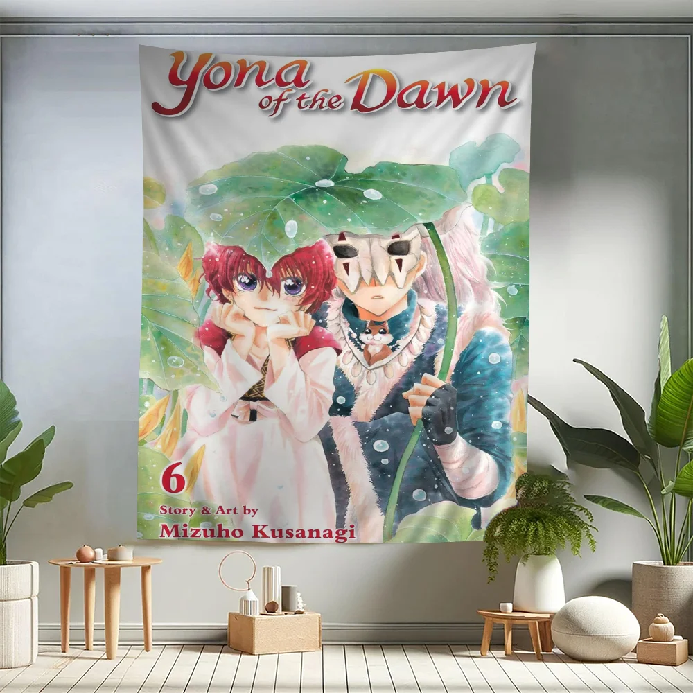 Аниме Yona Of The Dawn аниме гобелен хиппи цветы настенные ковры Декор для спальни