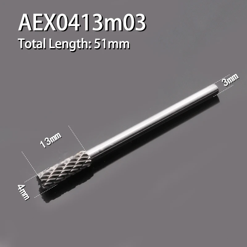 

Роторный напильник из вольфрамовой стали, 1 шт., слот для боли с лезвием сверху, цилиндрическая фреза из твердосплавного сплава, тип колонки 3-16 мм