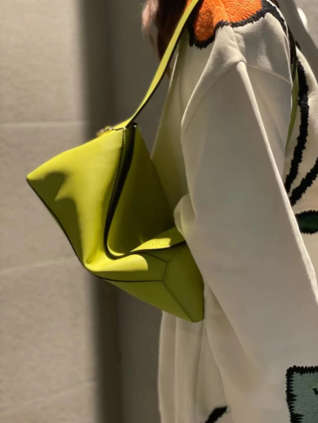 New Geometric Underarm Bag Leather Diamond Bag Commuter Versatile Shoulder Bag Fashion Retro Large Capacity Handbag for Women