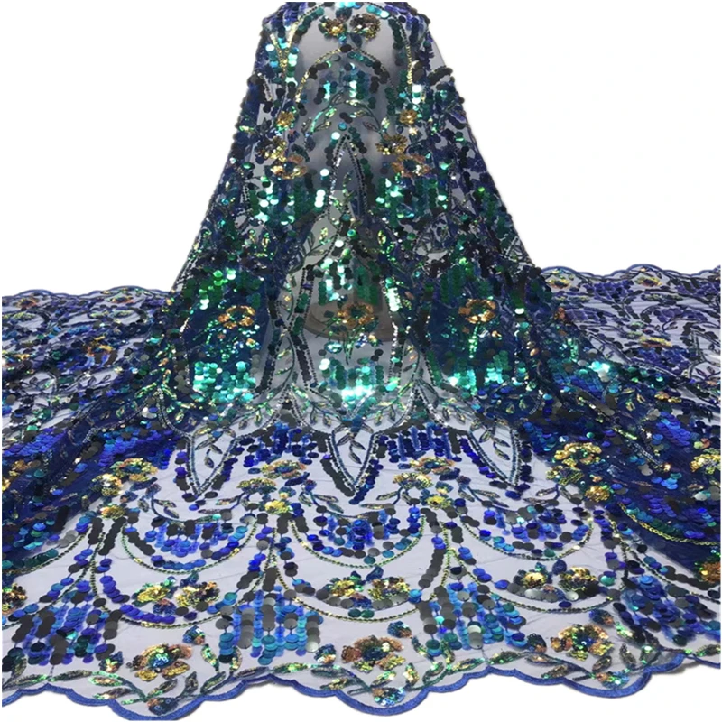 

SJ кружевная африканская блестящая сетчатая кружевная ткань 2022 высококачественный нигерийский французский тюль кружевной материал для свадебных платьев