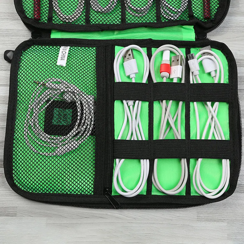 

Waterproof Earphone Wire Power Bank Bag Portable Storage Bags USB Data Line Charger Digital Storage Bags Travel Cable Organizer