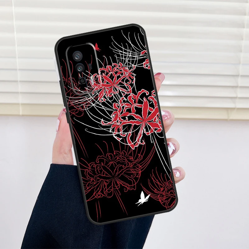 Чехол Lycoris Radiata Flower Cover для Xiaomi 11T 12T 13T 14T Pro 13 14 15 Ultra POCO X7 X6 X3 X5 F5 F6 M6