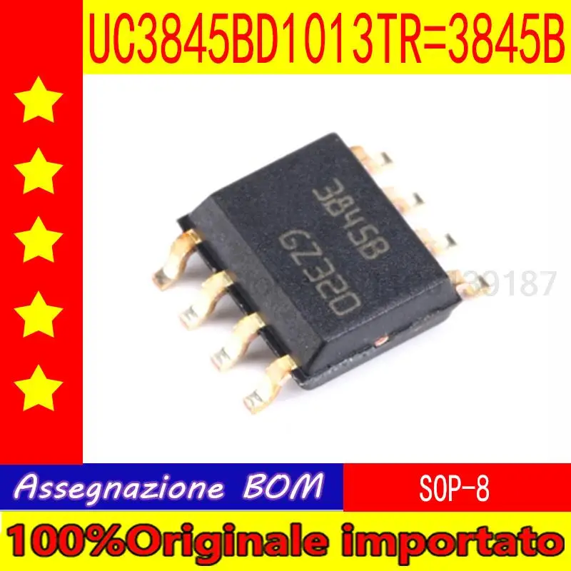 10 шт./лот UC3842BD1013TR 3842B UC3843BD1013TR 3843B UC3844BD1013TR 3844B UC3845BD1013TR 3845B SOP-8