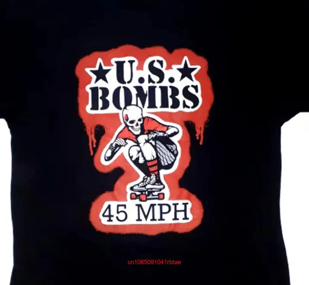 Новинка футболка с американскими бомбами 45 миль/ч рок-группы все размеры черная
