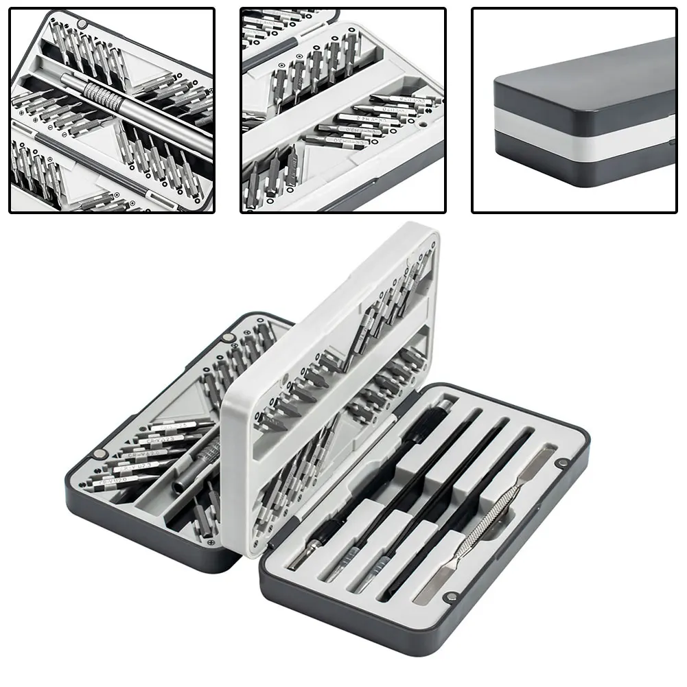 

66 In 1 Magnetic Screwdriver Bit Set Precision Slotted Cross TORX HEX Square Phone Repair Removal Tool Screwdrivers Hand Tools