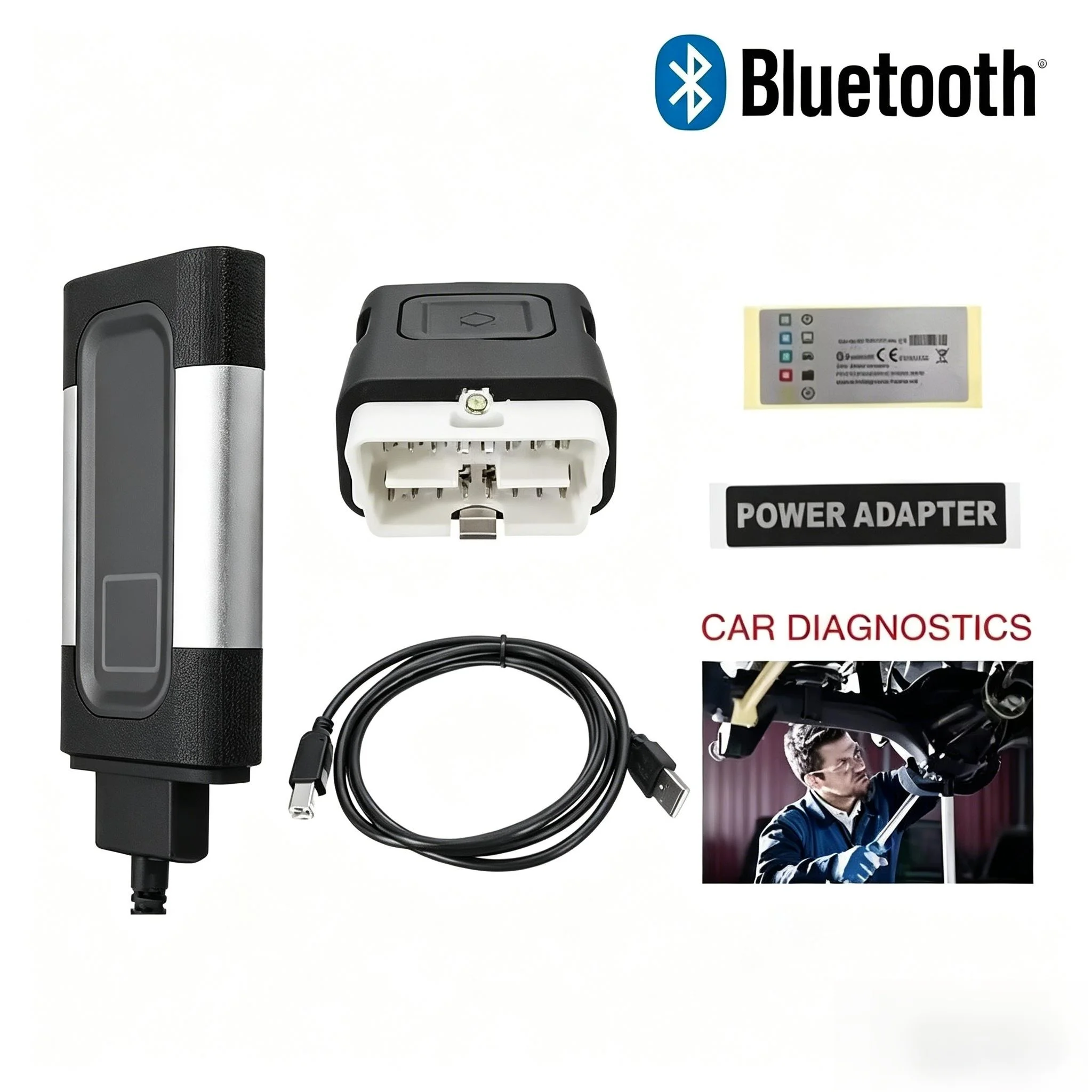 Фото Диагностический прибор для автомобилей и грузовиков 2026 AUTOCOM с Bluetooth V9, двухплатная система V2021.11 150 №5