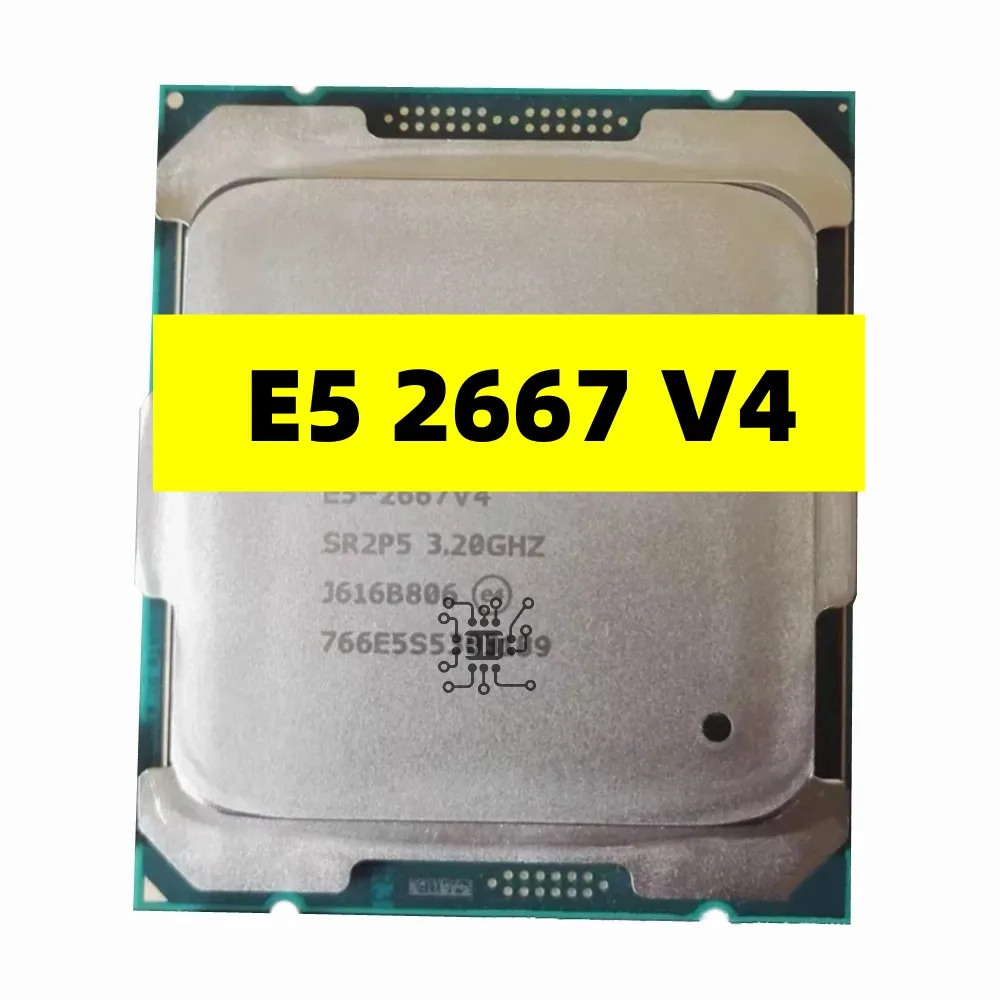 XEON E5-2667v4 3.2GHz/8-Core(16-Thread)/25Mb Cache/135W