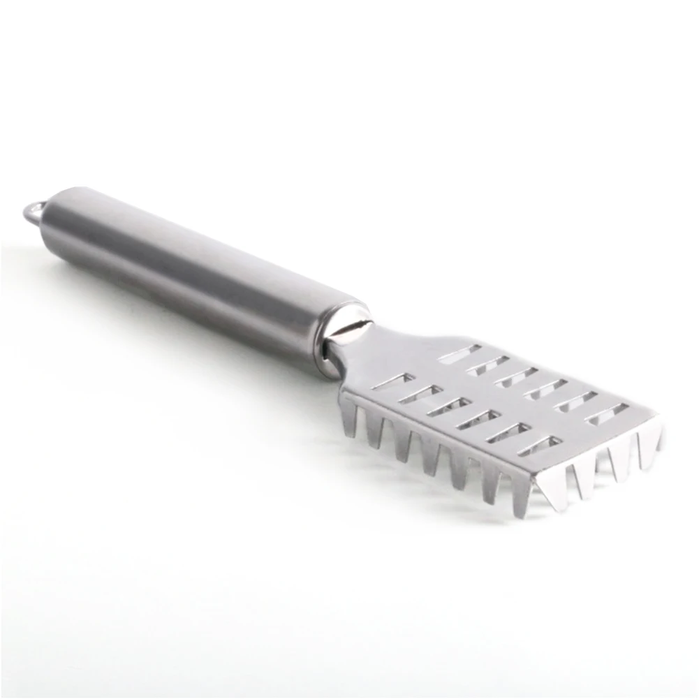

Portable Fish Scale Brush Scraper Practical Stainless Steel Sliver Fish Scale Device Kitchen Household Seafood Gadgets