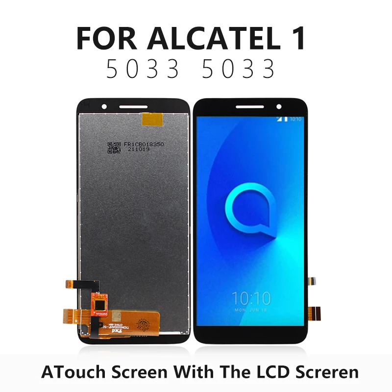 Мобильный телефон ЖК-дисплей для Alcatel 1 5033 сенсорный экран с дигитайзером в сборе