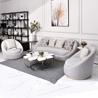 private custom postmodern american light luxury solid wood sofa european living room simple cloth sofa small family furniture