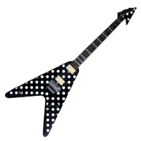 flyoung hot sale cheap guitar musical instrument flying v shape electric guitar