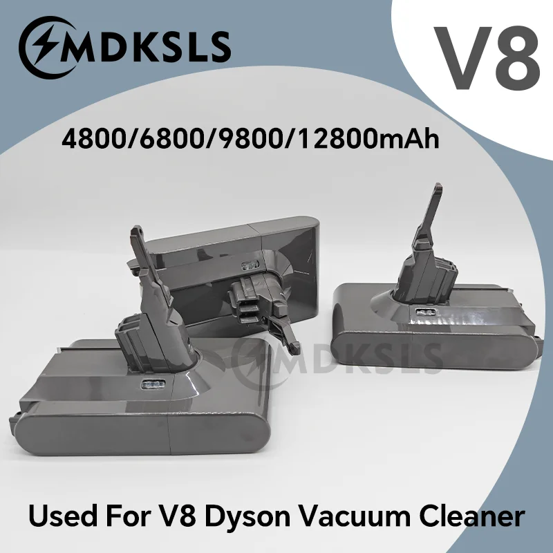 Фото Новая сменная батарея 21.6V 12800mAh для Dyson V8 Absolute, беспроводного ручного пылесоса Dyson V8 №1