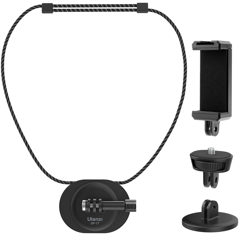 

Для Ulanzi магнитный держатель для селфи на шею для GoPro 11 10 9 Insta360 X3 DJI OSMO Action3 Карманный аксессуар для экшн-камеры