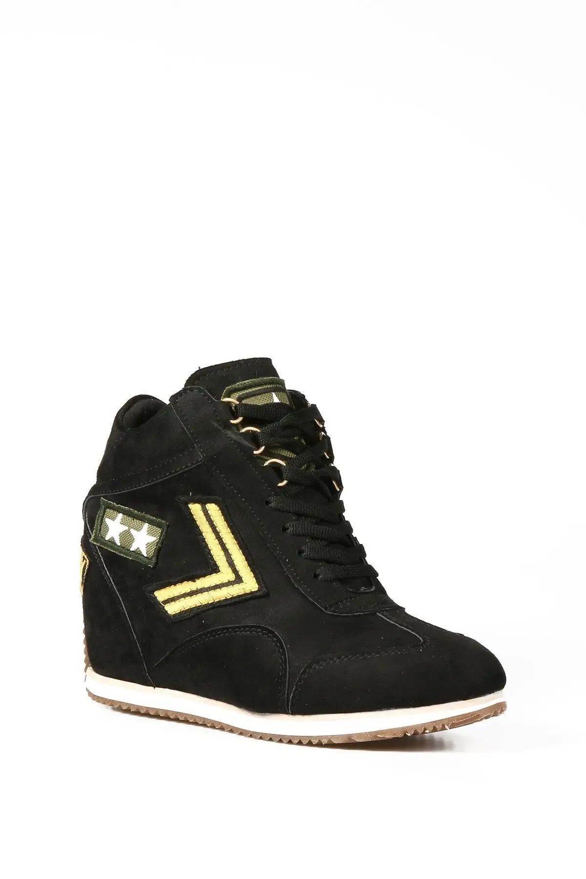 

Fashion Style Black Suede Women's Sport Boots Heeled Evening Shoes