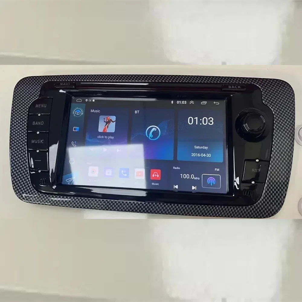 Автомобильное радио Android 13 для Seat Ibiza 6j 2009 2010 2012 2023+ MK4 FR GPS-навигация 2 Din-экран Аудио