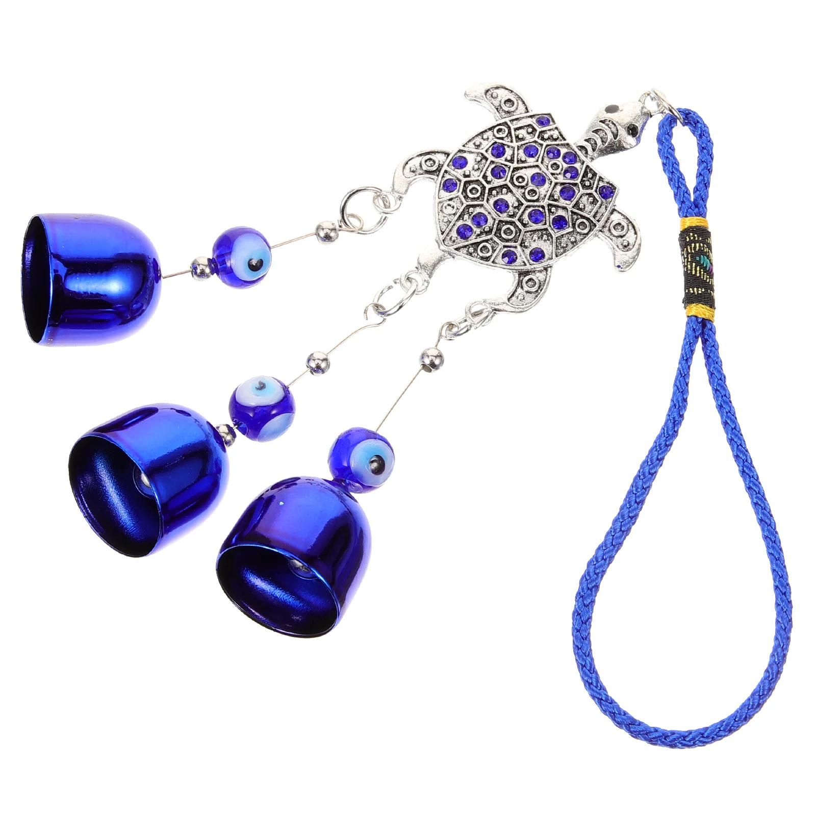 

Evil Eye Hanging Decor Hanging Turkey Evil Eye Charm Car Hanging Ornament with Bells