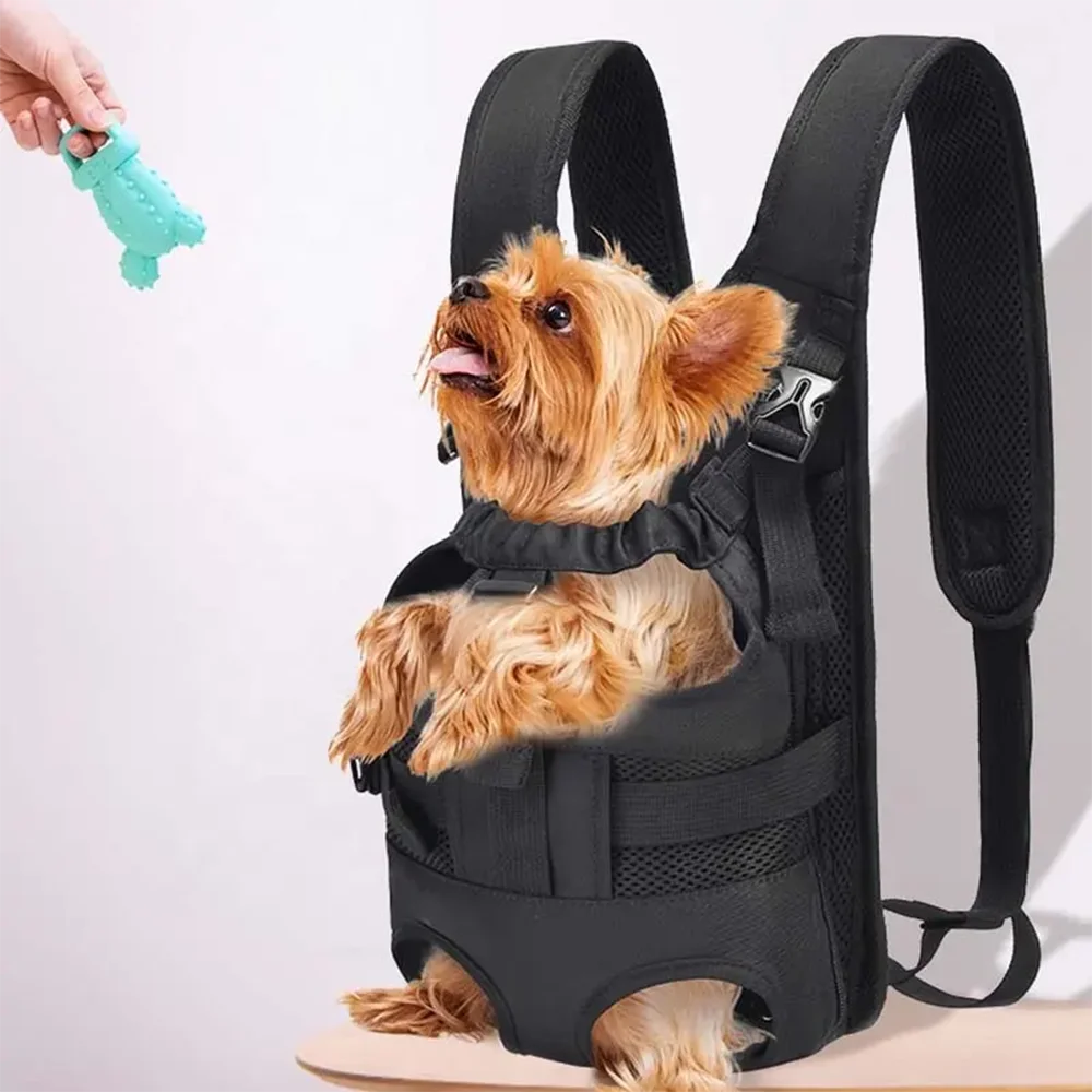 

Pet Shoulder Backpack Folding Chest Portable Cat and Dog Bag Adjustable Outdoor Breathable Collar Backpack Pet Accessory Supply