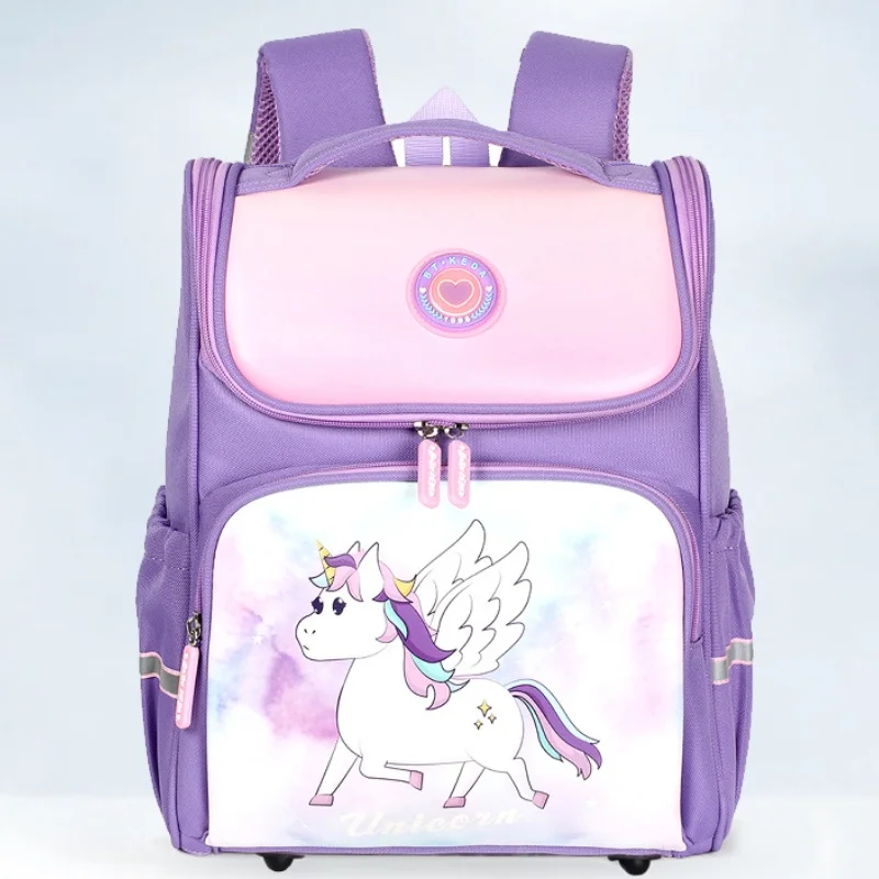 Primary Girls Princess Unicorn Fashion High-capacity Backpacks New Children Boy Cartoon Grade 1-6 Students Schoolbags for Travel