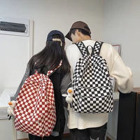 backpacks women kawaii simple striped plaid school bags for teenage girls female cute fashion travel style for ladies 2022