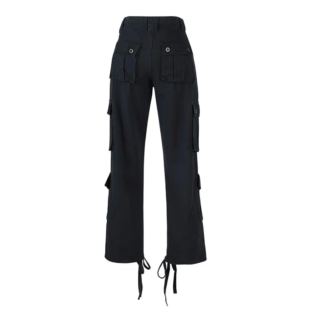 

Chic Fashion Women Wide Leg Cargo Pants Cargo Pants Anti-pilling Versatile
