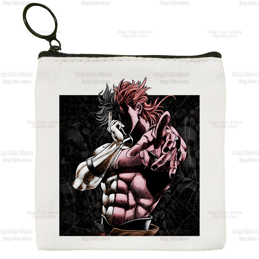Jojo Bizarre Adventure Japanese Anime Key Bag Classic Animation Jotaro Star Platinum Manga Zipper Storage Bag Customized