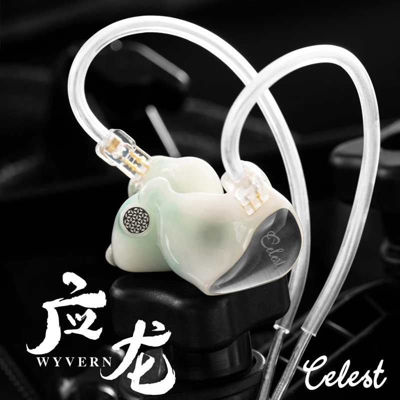 

Kinera Celest Wyvern Earphone Cable With Detachable Boom Microphone IEM Audio Pickup Gaming Esports Livestreaming Mic Headset