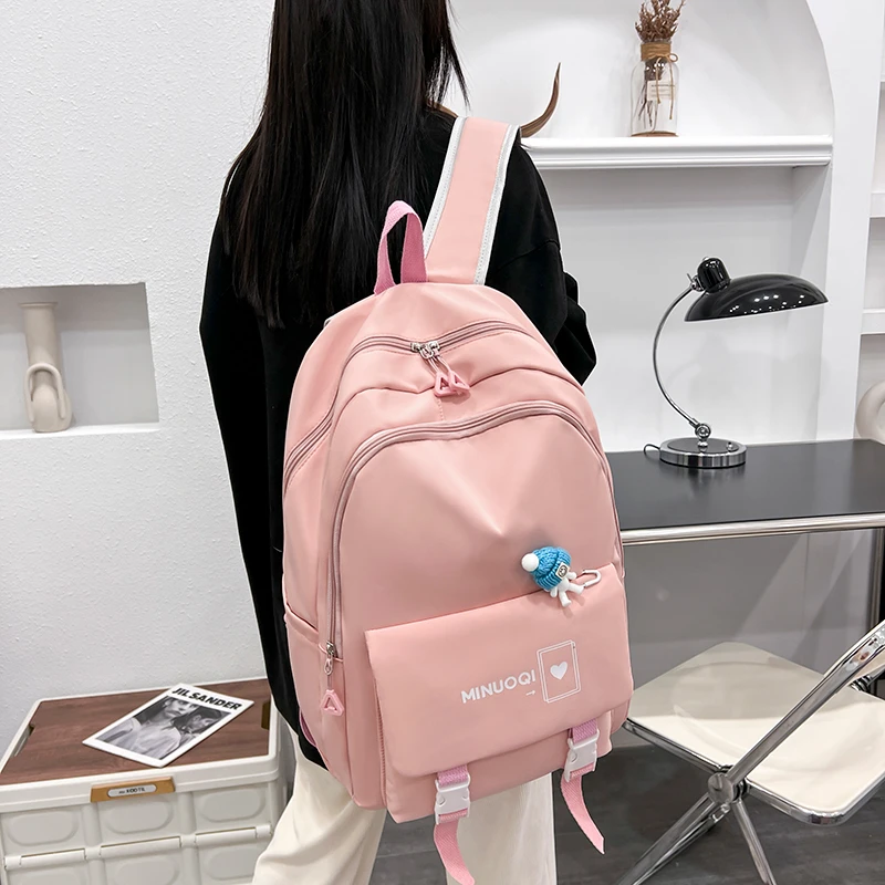 

Schoolbag Female Ins Sen Department All Take Niche Campus Junior High School Students High Capacity Backpack Fashion 2023 New
