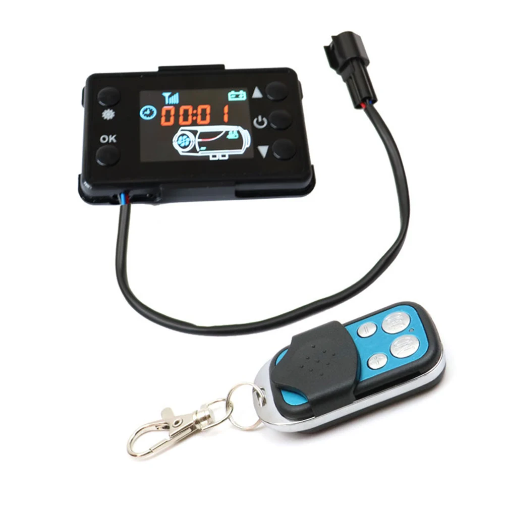

LCD Monitor Switch & 4 Button Remote Control Car Diesel Air Parking Heater Fine Workmanship Universal Fitment