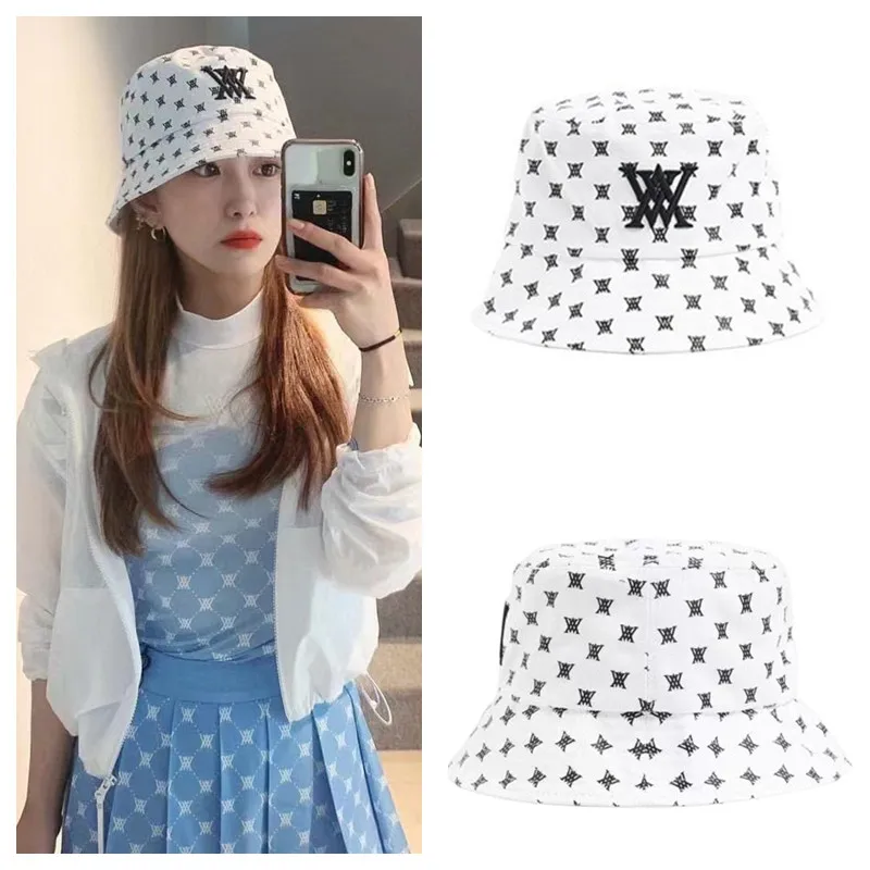 

New 2022 ANEW Men and Women's Fisherman Ball Cap Golf Big Brim Hat Sports Sunscreen Breathable Sun Hat