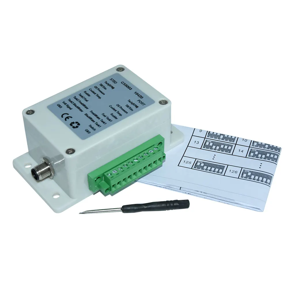 

Одинарный/двойной конвертер NMEA 2000, адаптеры NMEA 2000, кабели NMEA 2000, розетки, многофункциональный преобразователь, водонепроницаемый, IP67, для лодки