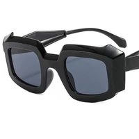 fashion sunglasses candy color sun glasses unisex square adumbral anti uv spectacles retro webbing frame eyeglasses